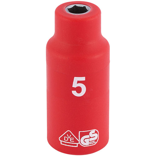 Draper Tools 1/4 Sq. Dr. Fully Insulated VDE Socket (5mm) DRA31164