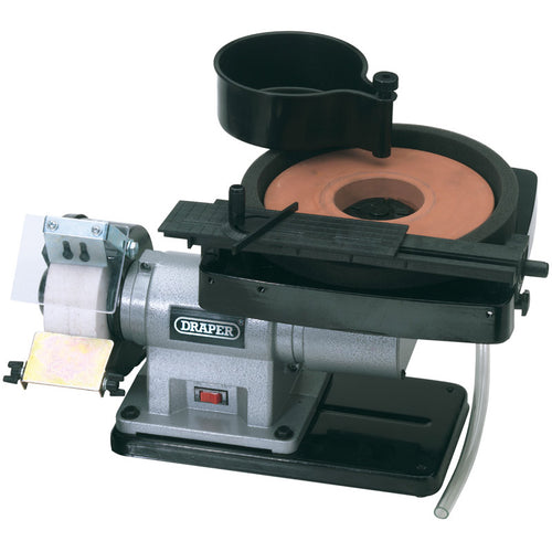 Draper Tools Wet and Dry Bench Grinder (350W) DRA31235