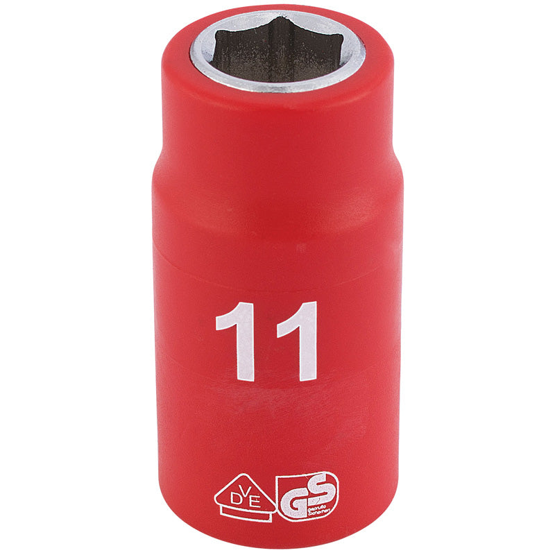 Draper Tools 3/8 Sq. Dr. Fully Insulated VDE Socket (11mm) DRA31571