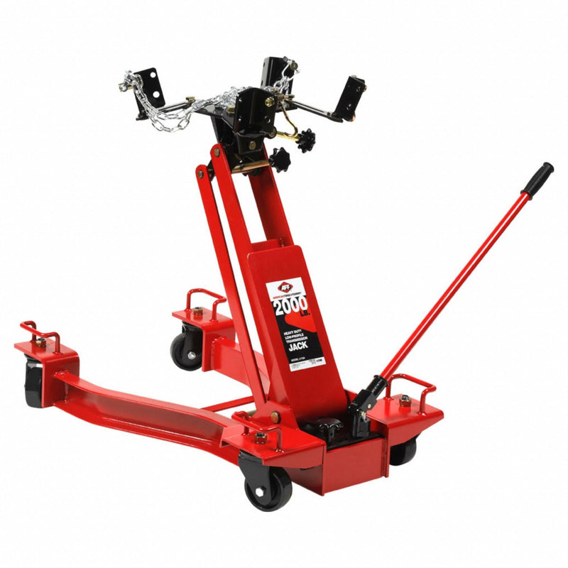 No.2-1522A - 905kg (2,000 lbs) Heavy-Duty Low-Lift Transmission Jack