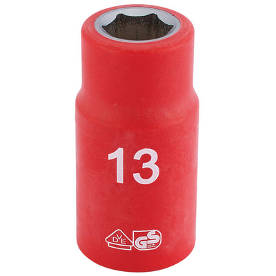 Draper Tools 1/2 Sq. Dr. Fully Insulated VDE Socket (13mm) DRA31788