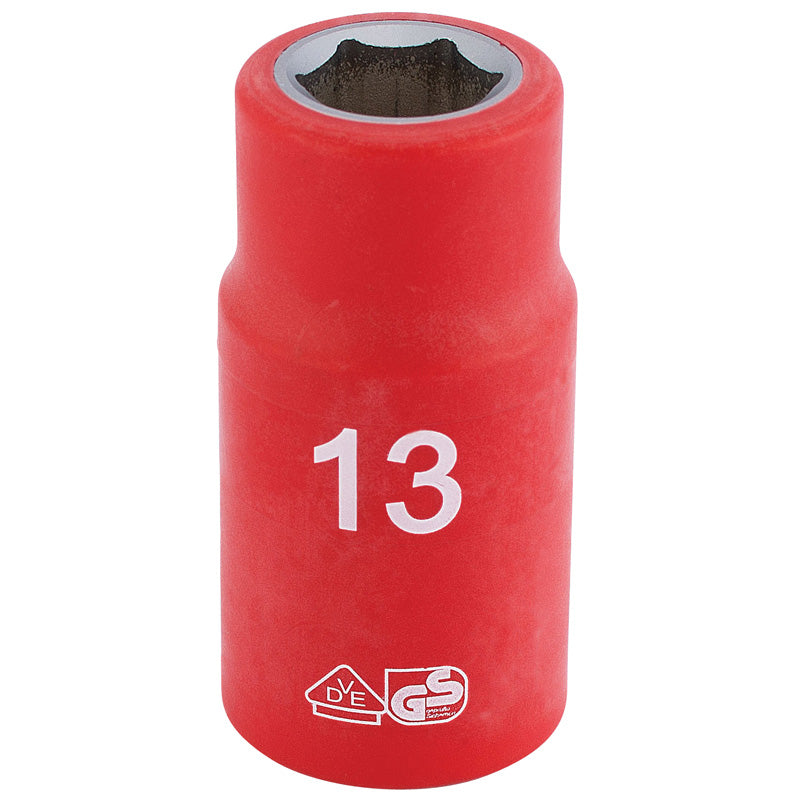 Draper Tools 1/2 Sq. Dr. Fully Insulated VDE Socket (13mm) DRA31788