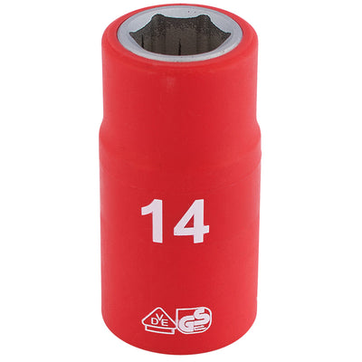 Draper Tools 1/2 Sq. Dr. Fully Insulated VDE Socket (14mm) DRA31789