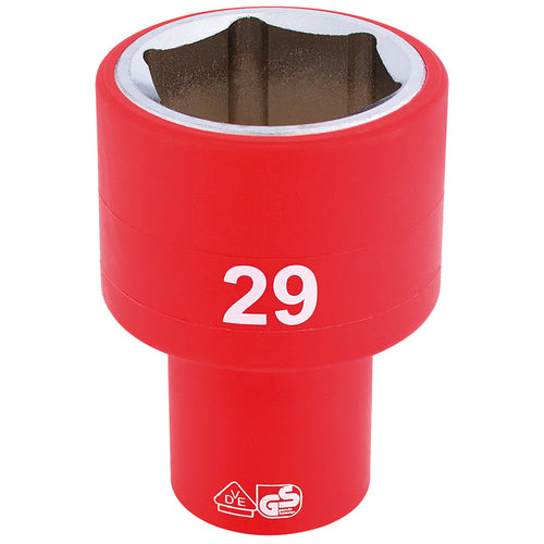 Draper Tools 1/2 Sq. Dr. Fully Insulated VDE Socket (29mm) DRA31988