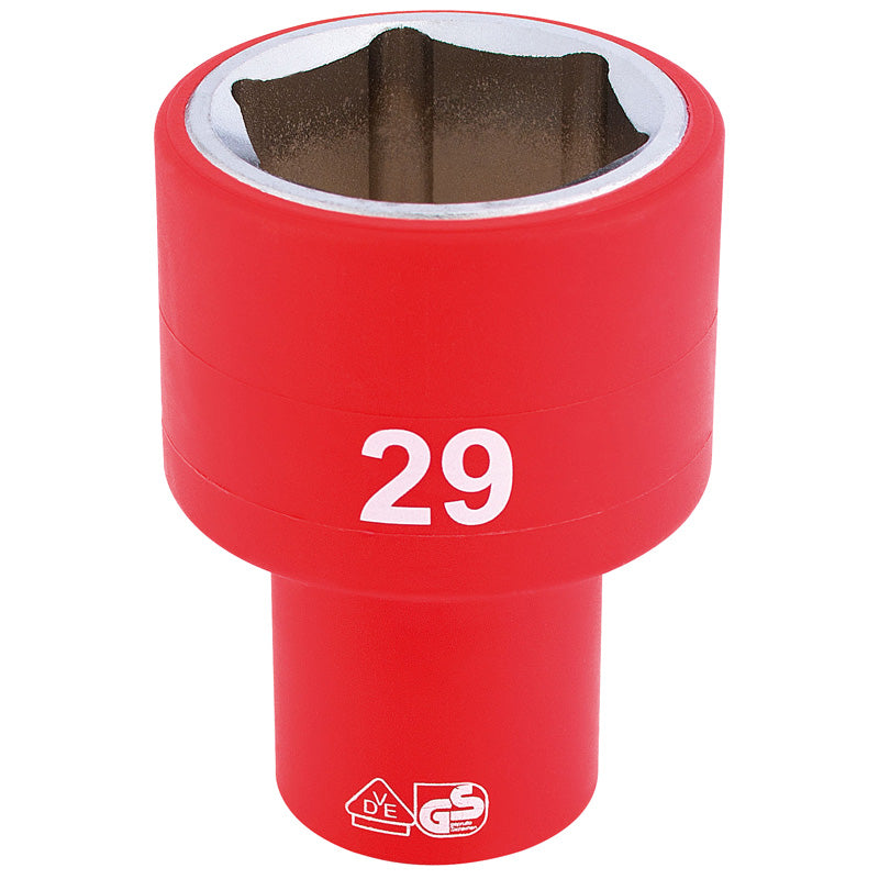 Draper Tools 1/2 Sq. Dr. Fully Insulated VDE Socket (29mm) DRA31988