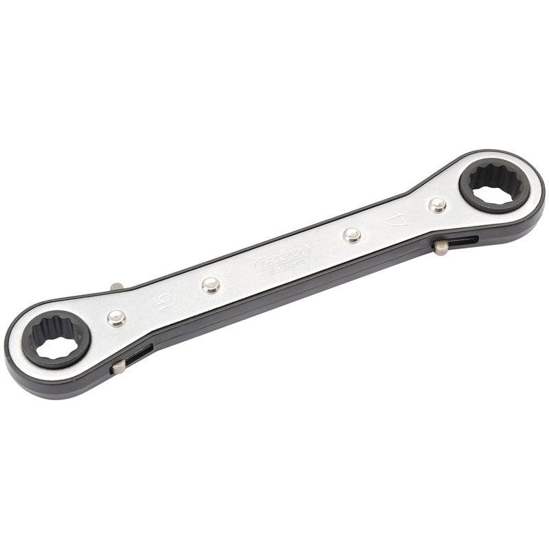Draper Tools Ratcheting Ring Spannerr (15mm x 17mm) DRA31996