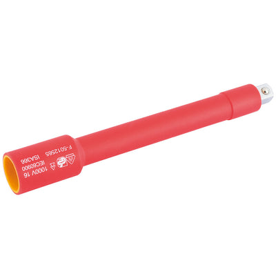 Draper Tools 3/8 Sq. Dr. VDE Approved Fully Insulated Extension Bar (150mm) DRA32102