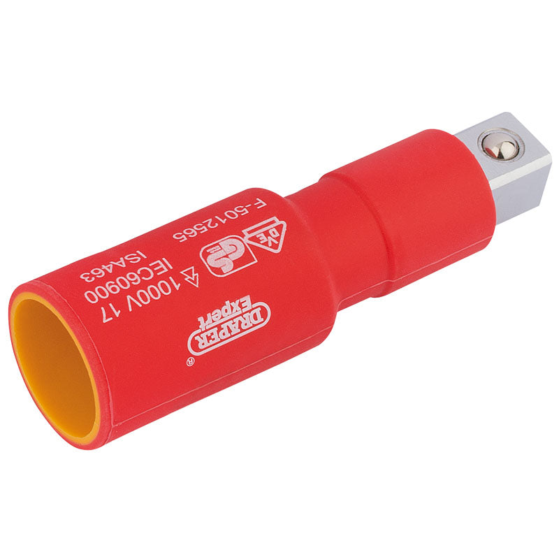 Draper Tools 1/2 Sq. Dr. VDE Approved Fully Insulated Extension Bar (75mm) DRA32103