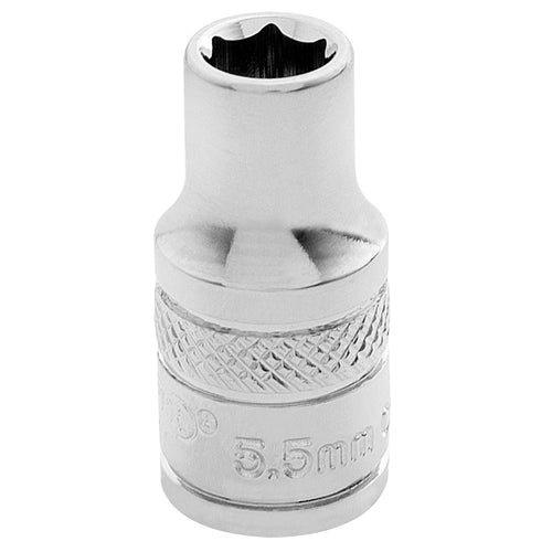 Draper Tools 1/4 Square Drive Hi-Torq® 6 Point Socket (5.5mm) DRA32449