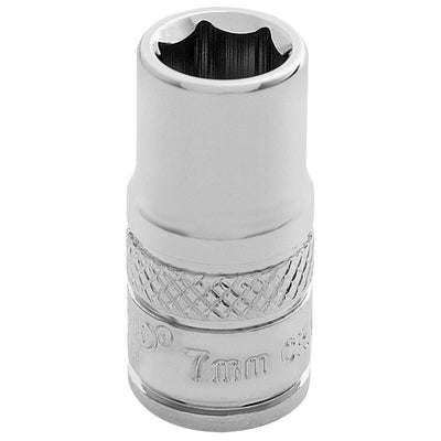 Draper Tools 1/4 Square Drive Hi-Torq® 6 Point Socket (7mm) DRA32487