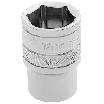 Draper Tools 1/4 Square Drive Hi-Torq® 6 Point Socket (12mm) DRA32569