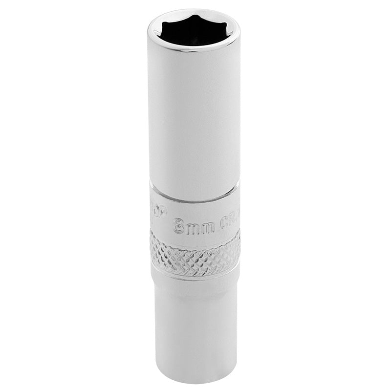 Draper Tools 1/4 Square Drive Hi-Torq® 6 Point Deep Socket (8mm) DRA32675