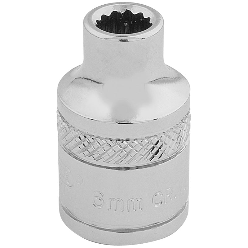 Draper Tools 3/8 Square Drive Hi-Torq® 12 Point Socket (6mm) DRA32766