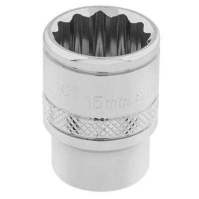 Draper Tools 3/8 Square Drive Hi-Torq® 12 Point Socket (15mm) DRA32778
