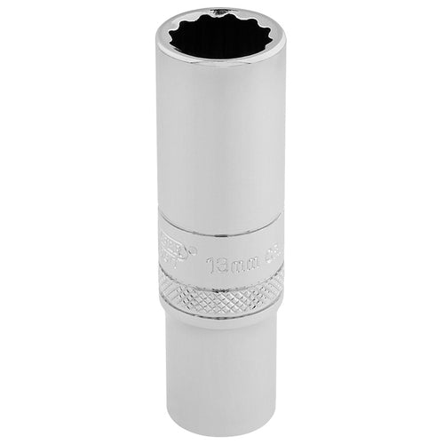 Draper Tools 3/8 Square Drive Hi-Torq® 12 Point Deep Socket (13mm) DRA32823