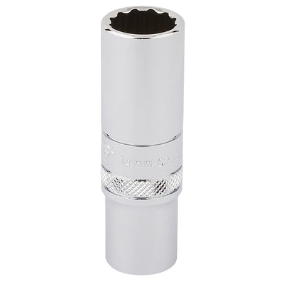 Draper Tools 3/8 Square Drive Hi-Torq® 12 Point Deep Socket (14mm) DRA32955