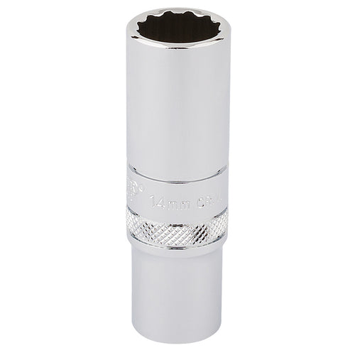 Draper Tools 3/8 Square Drive Hi-Torq® 12 Point Deep Socket (14mm) DRA32955
