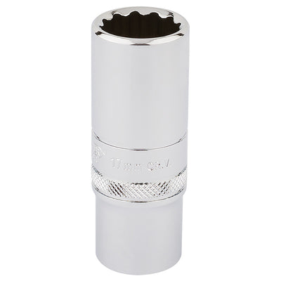 Draper Tools 3/8 Square Drive Hi-Torq® 12 Point Deep Socket (17mm) DRA33013
