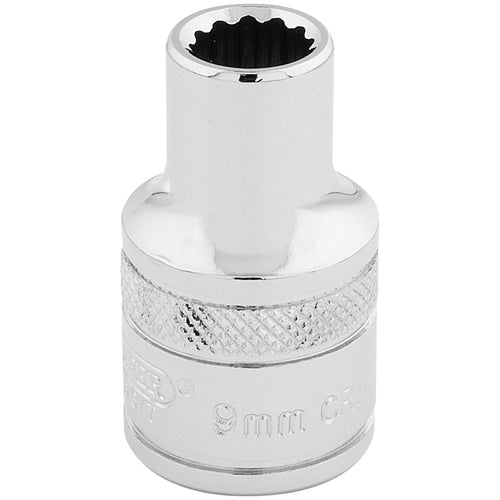 Draper Tools 1/2 Square Drive Hi-Torq® 12 Point Socket (9mm) DRA33089