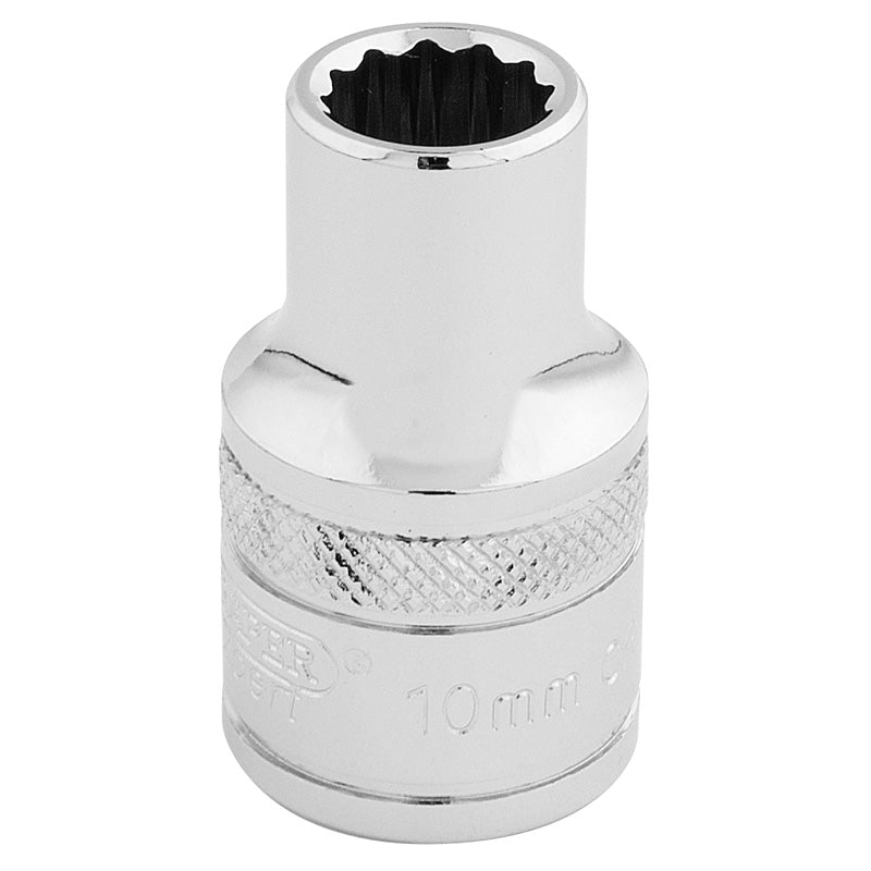 Draper Tools 1/2 Square Drive Hi-Torq® 12 Point Socket (10mm) DRA33093