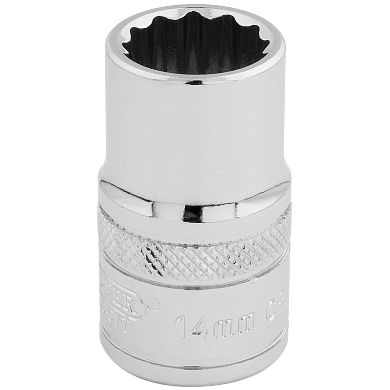 Draper Tools 1/2 Square Drive Hi-Torq® 12 Point Socket (14mm) DRA33125