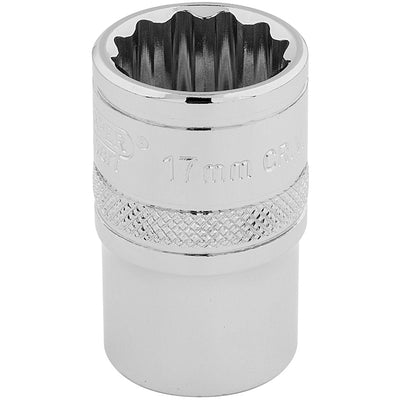 Draper Tools 1/2 Square Drive Hi-Torq® 12 Point Socket (17mm) DRA33167