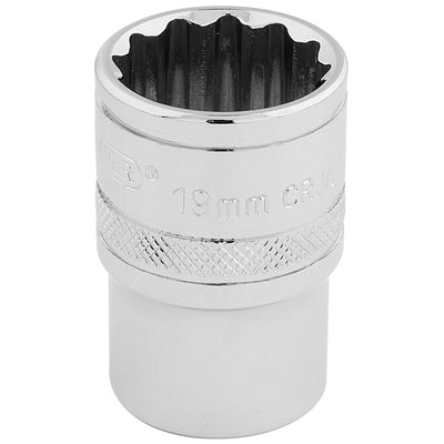 Draper Tools 1/2 Square Drive Hi-Torq® 12 Point Socket (19mm) DRA33231