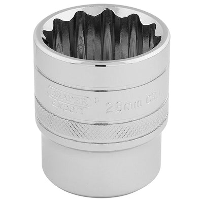 Draper Tools 1/2 Square Drive Hi-Torq® 12 Point Socket (28mm) DRA33518