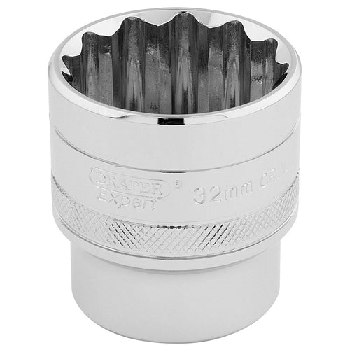 Draper Tools 1/2 Square Drive Hi-Torq® 12 Point Socket (32mm) DRA33593