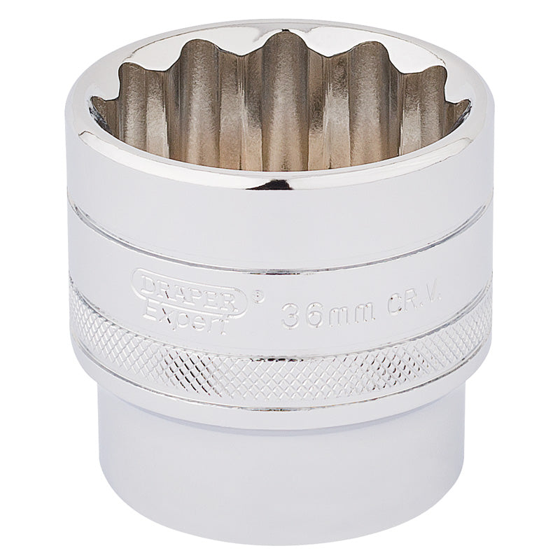 Draper Tools 1/2 Square Drive Hi-Torq® 12 Point Socket (36mm) DRA33594