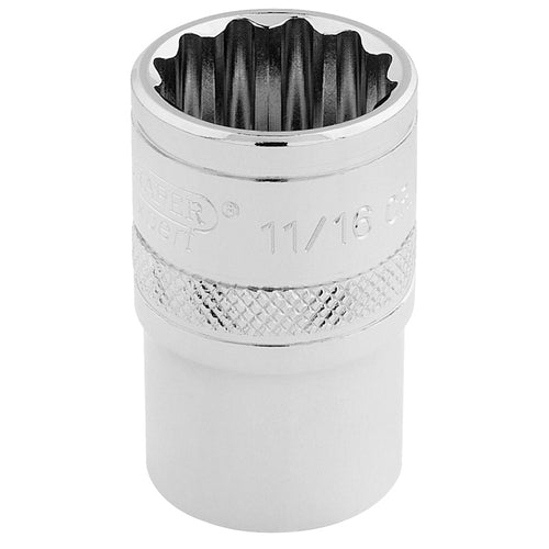 Draper Tools 1/2 Square Drive Hi-Torq® 12 Point Socket (11/16) DRA33644
