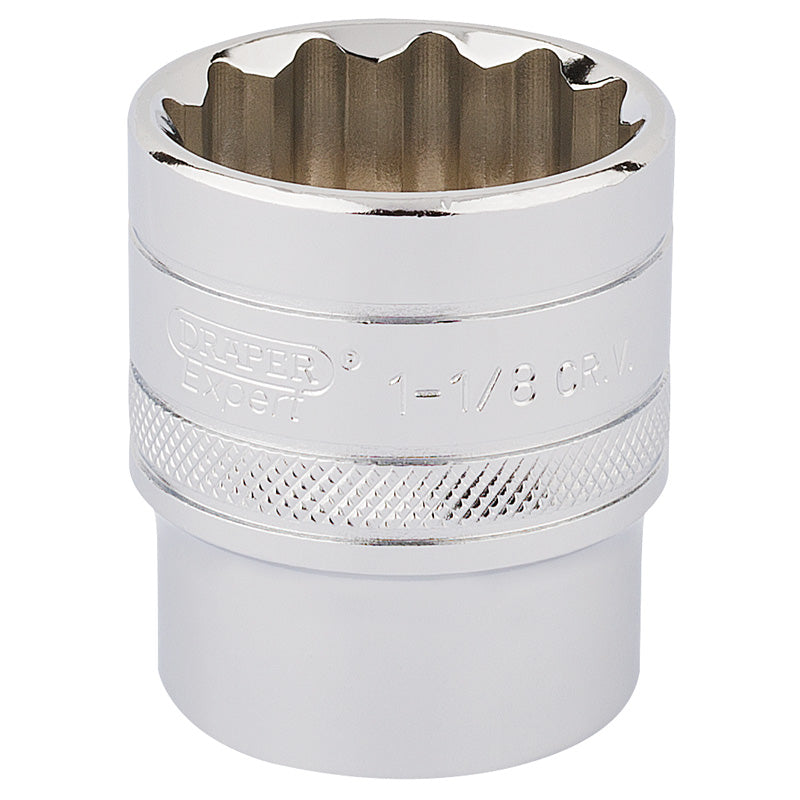 Draper Tools 1/2 Square Drive Hi-Torq® 12 Point Socket (1.1/8) DRA33727