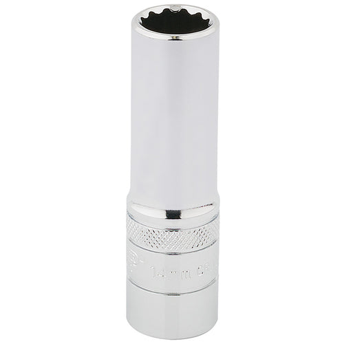 Draper Tools 1/2 Square Drive Hi-Torq® 12 Point Deep Socket (14mm) DRA33733
