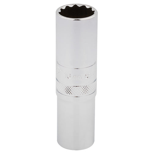 Draper Tools 1/2 Square Drive Hi-Torq® 12 Point Deep Socket (16mm) DRA33734