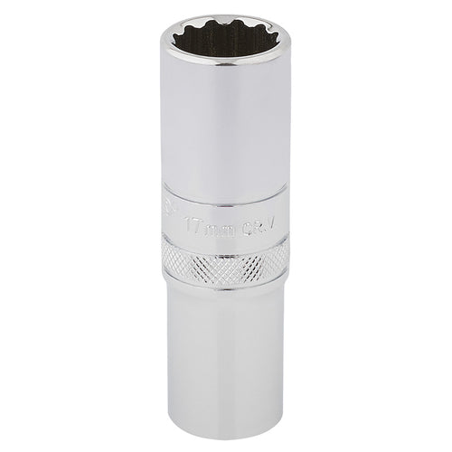 Draper Tools 1/2 Square Drive Hi-Torq® 12 Point Deep Socket (17mm) DRA33735