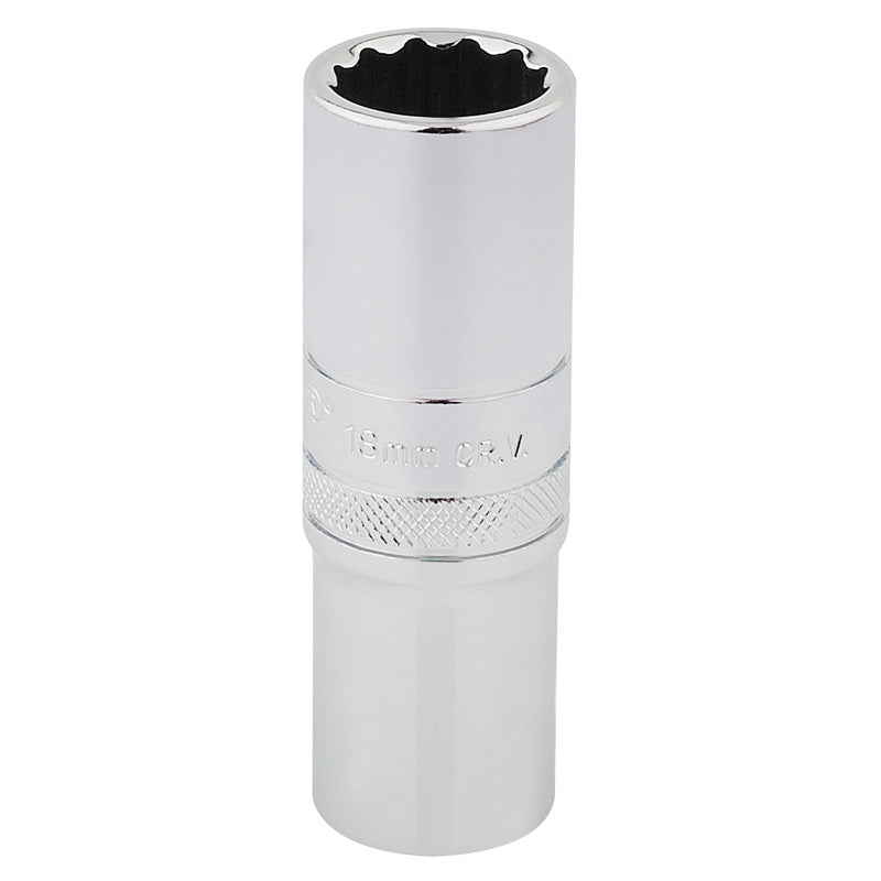 Draper Tools 1/2 Square Drive Hi-Torq® 12 Point Deep Socket (18mm) DRA33741