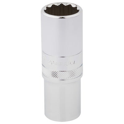 Draper Tools 1/2 Square Drive Hi-Torq® 12 Point Deep Socket (20mm) DRA33787