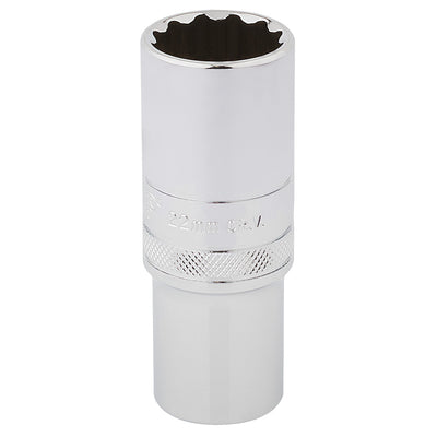 Draper Tools 1/2 Square Drive Hi-Torq® 12 Point Deep Socket (22mm) DRA33788