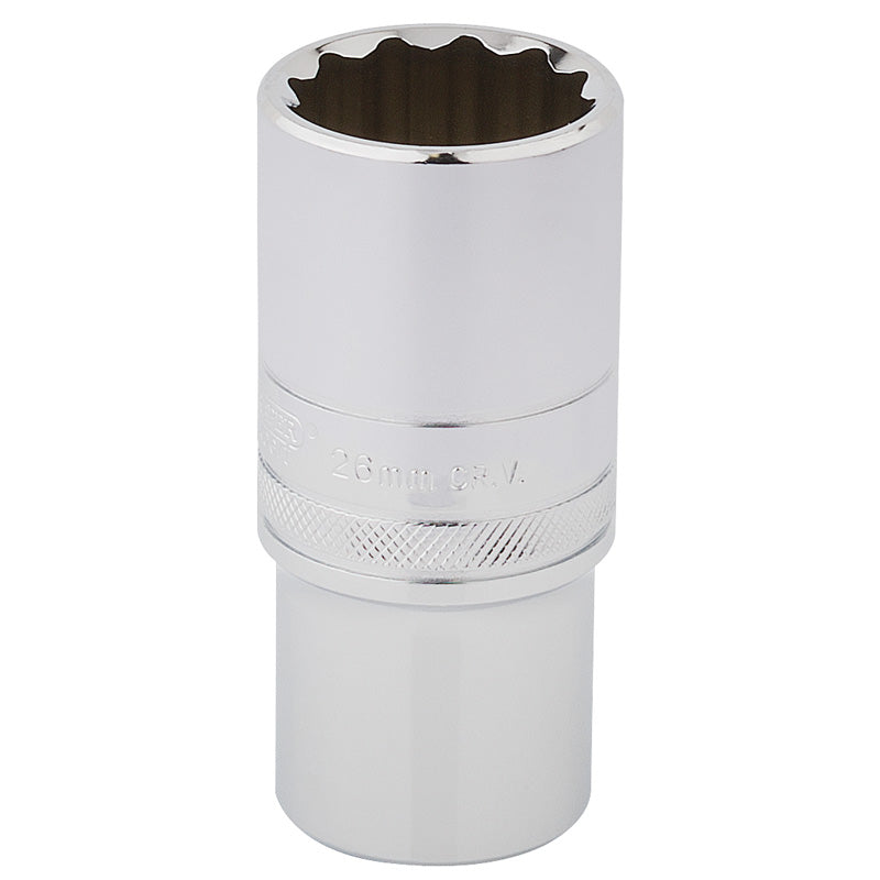Draper Tools 1/2 Square Drive Hi-Torq® 12 Point Deep Socket (26mm) DRA33838