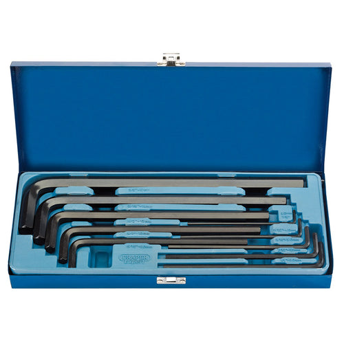 Draper Tools Metric Extra Long Pattern Hexagon Key Set (10 Piece) DRA33895
