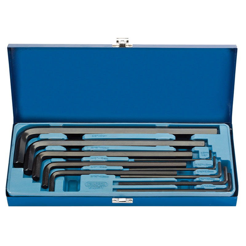 Draper Tools Metric Extra Long Pattern Hexagon Key Set (10 Piece) DRA33895