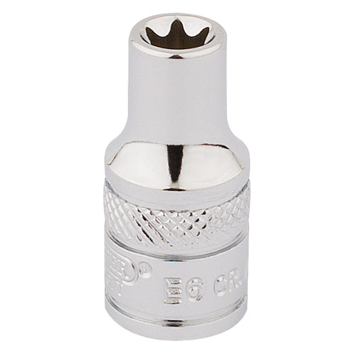Draper Tools 1/4 Square Drive Draper TX-STAR® Socket (E6) DRA34066