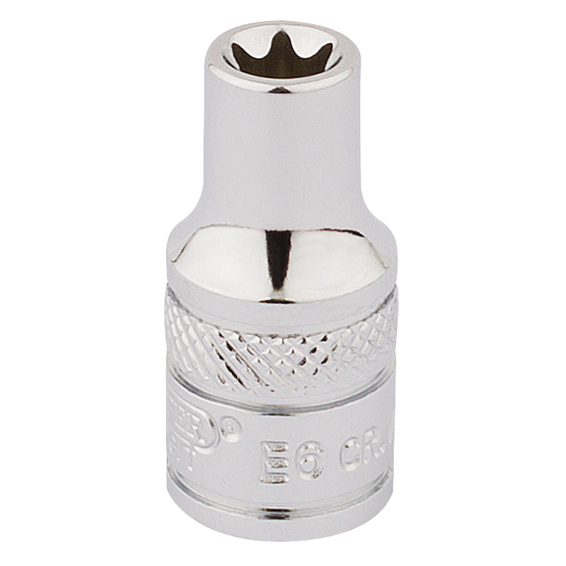 Draper Tools 1/4 Square Drive Draper TX-STAR® Socket (E6) DRA34066