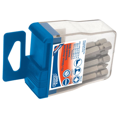 Draper Tools 1/4 Hex. Assorted Insert Bits in Plastic Storage Case (15 PIECE) DRA34221