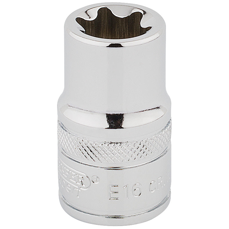 Draper Tools 1/2 Square Drive Draper TX-STAR® Socket (E16) DRA34327