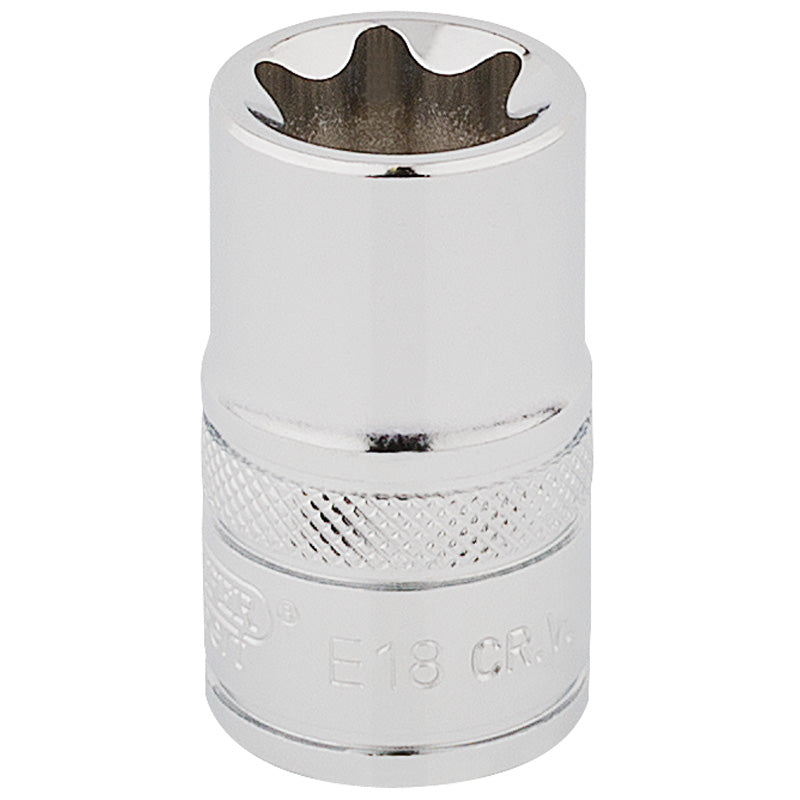 Draper Tools 1/2 Square Drive Draper TX-STAR® Socket (E18) DRA34340