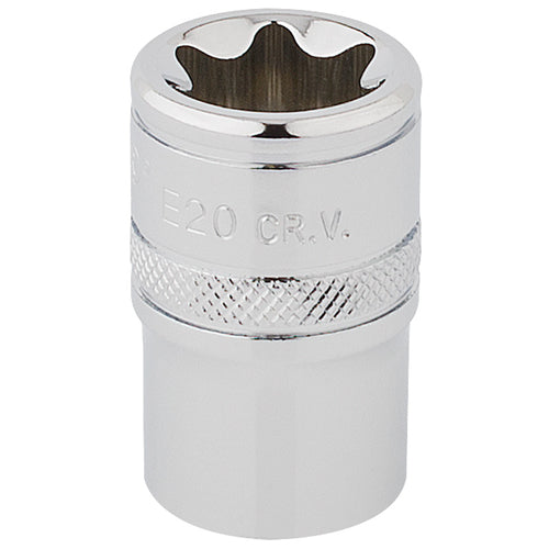 Draper Tools 1/2 Square Drive Draper TX-STAR® Socket (E20) DRA34345