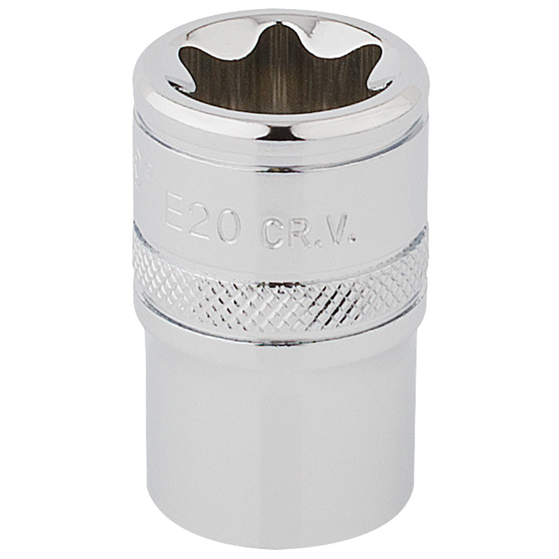 Draper Tools 1/2 Square Drive Draper TX-STAR® Socket (E20) DRA34345