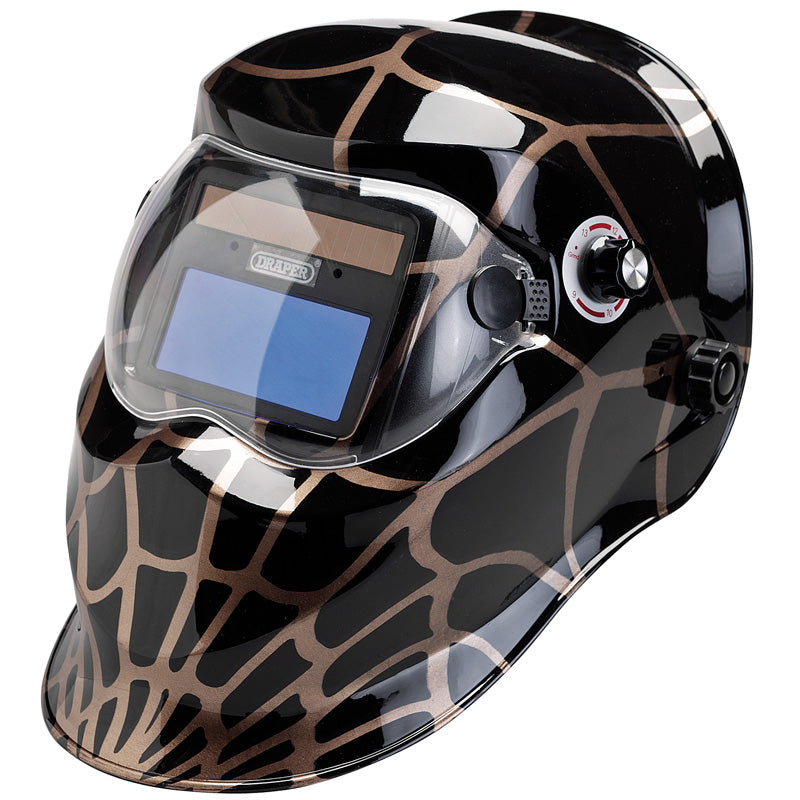 Draper Tools Solar Powered Auto-Varioshade Welding and Grinding Helmet DRA34358