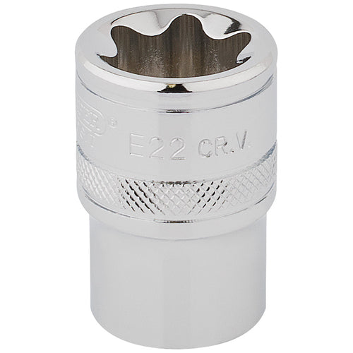 Draper Tools 1/2 Square Drive Draper TX-STAR® Socket (E22) DRA34372